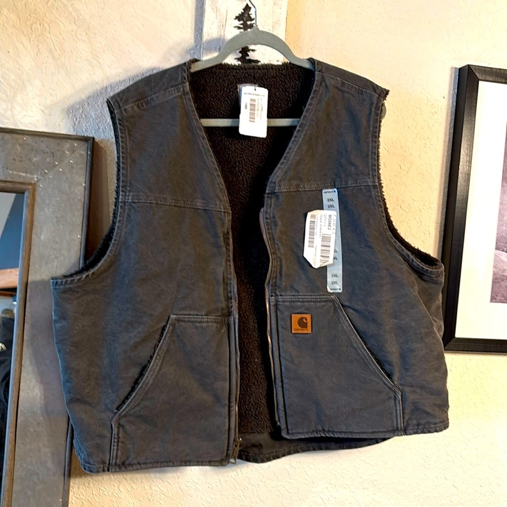 Carhartt Gray Workwear Vest